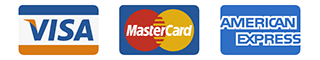 Visa, Mastercard, American Express